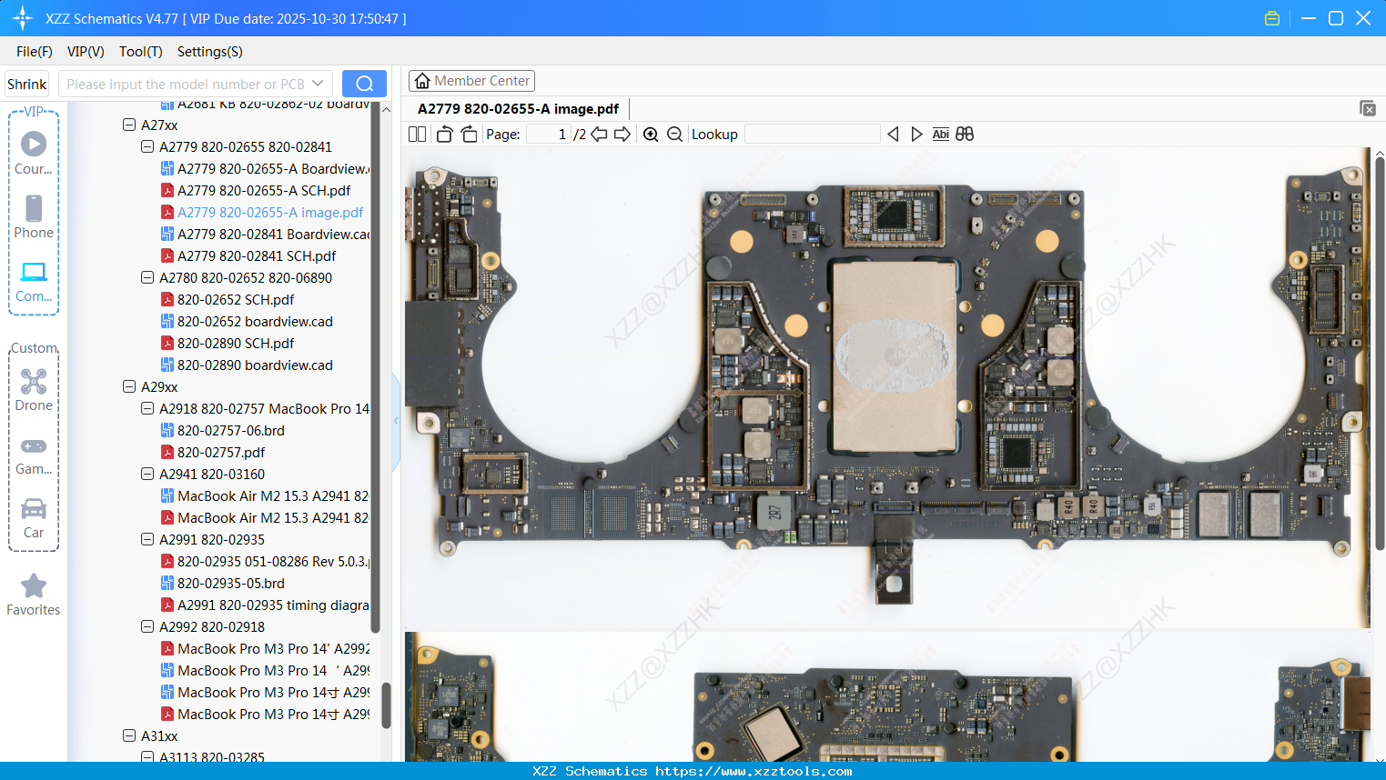 Laptop Apple A2779 820-02655-A Image